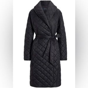 Etcetera Black Quilted Women's jacket / trench